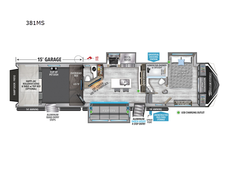 2024 Grand Design RV momentum 381ms