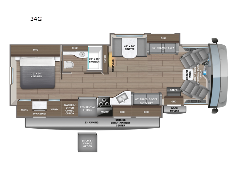 Vision XL 34G  Motor Home Class A