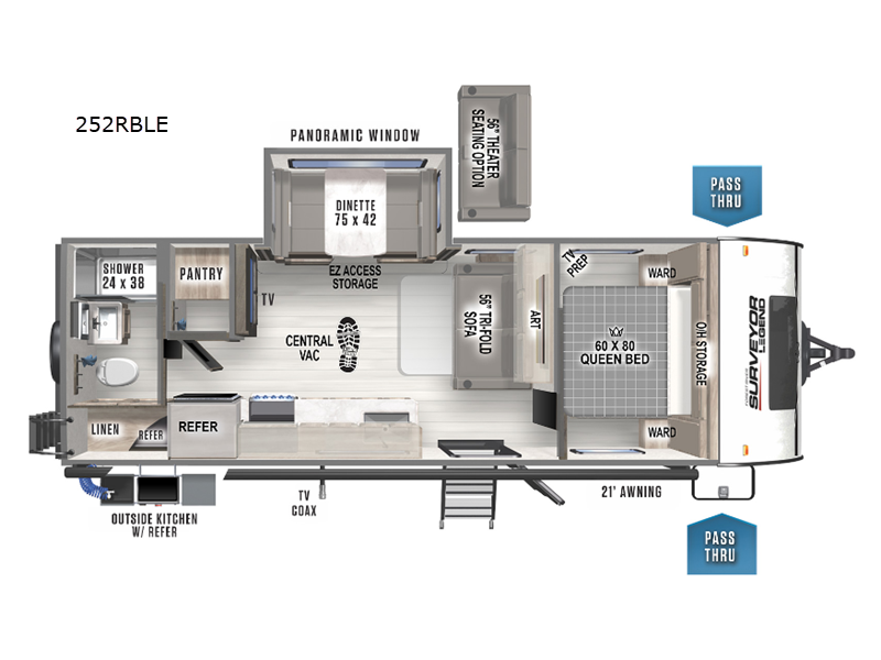 Surveyor 252RBLE floorplan