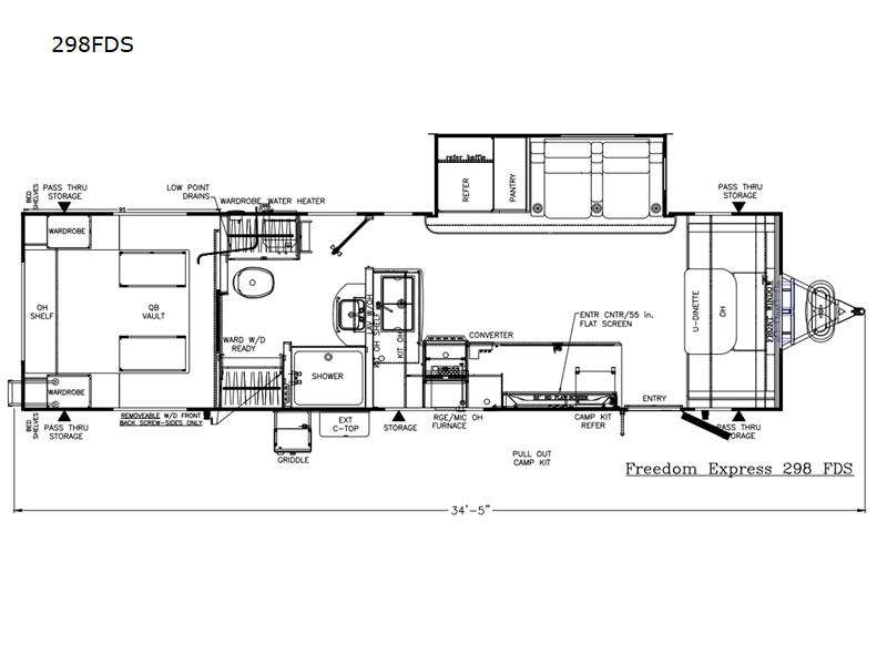 New 2024 Coachmen RV Freedom Express Ultra Lite 298FDS Travel