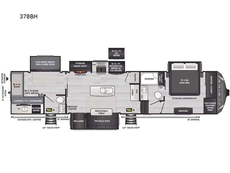 2024 Keystone RV avalanche 378bh