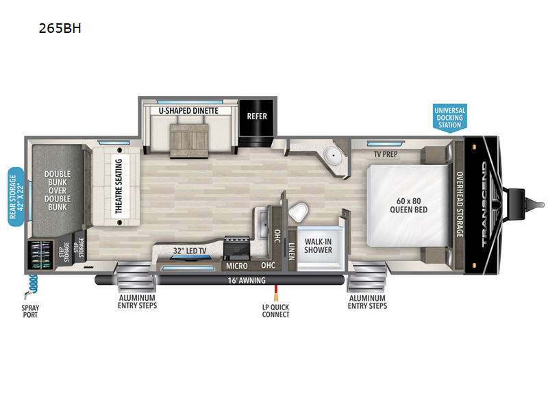 2024 Grand Design RV transcend 265bh