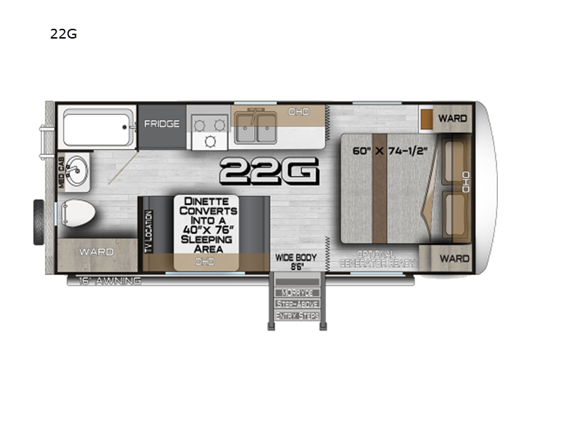 Northwood Arctic Fox North Fork 22G Travel Trailer For Sale