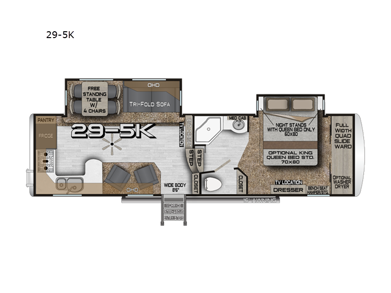 Northwood Arctic Fox Grande Ronde 29-5K Fifth Wheel For Sale