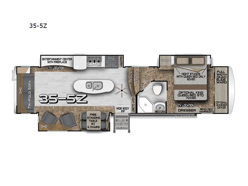 Northwood Arctic Fox Grande Ronde 35-5Z Fifth Wheel For Sale