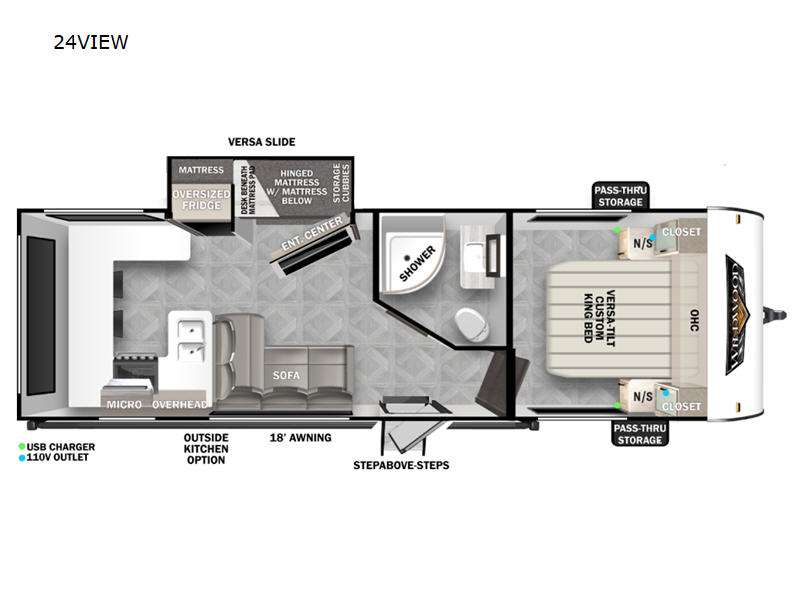 Forest River RV Wildwood XLite 24VIEW Travel Trailer For Sale