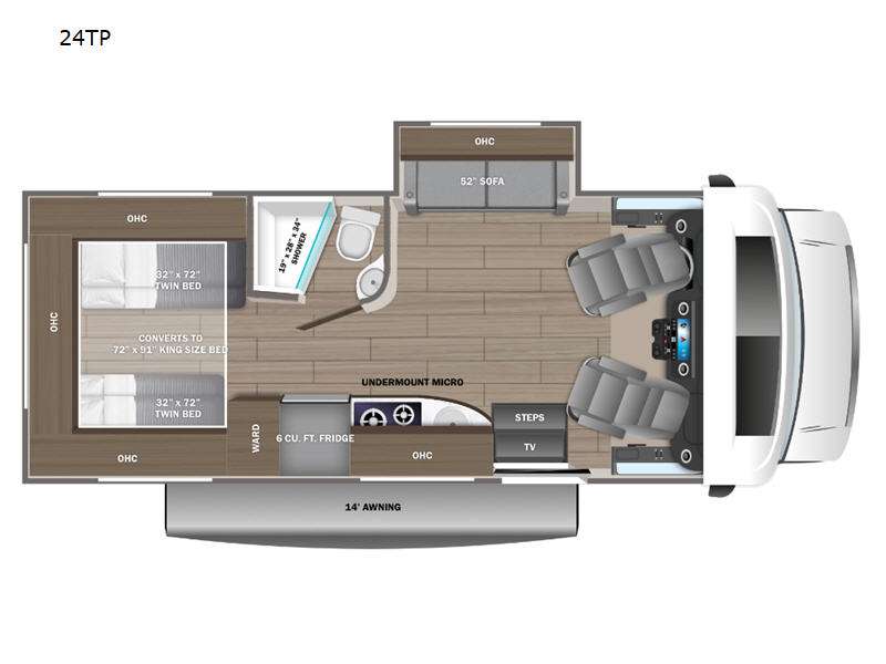 Rv with twin online beds for sale