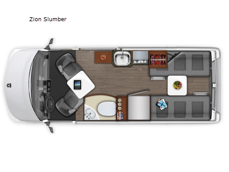 Roadtrek Zion Slumber Motor Home Class B For Sale