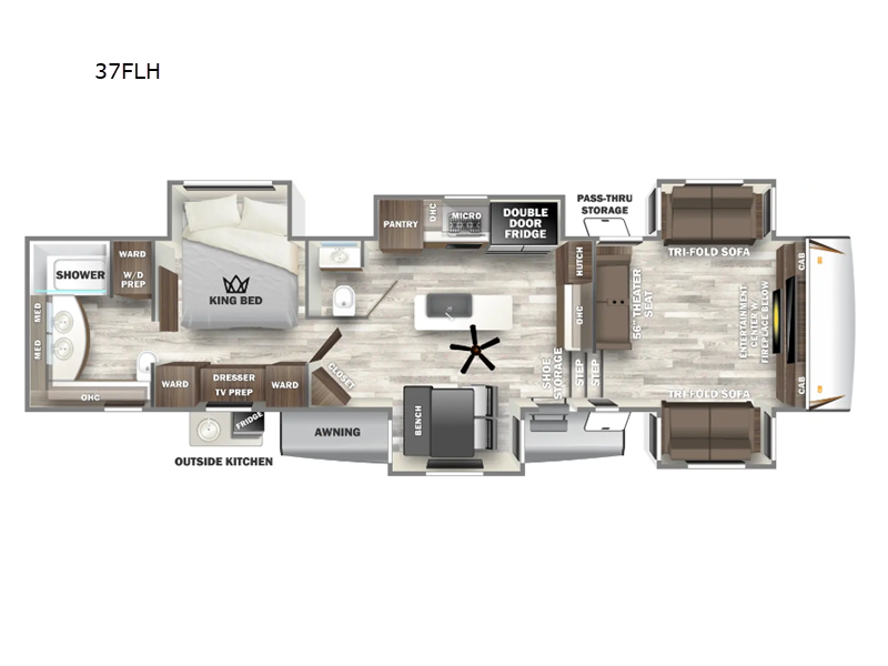 2024 Forest River sabre 37flh