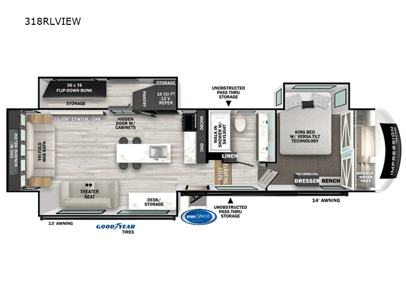 2024 Forest River 318rlview