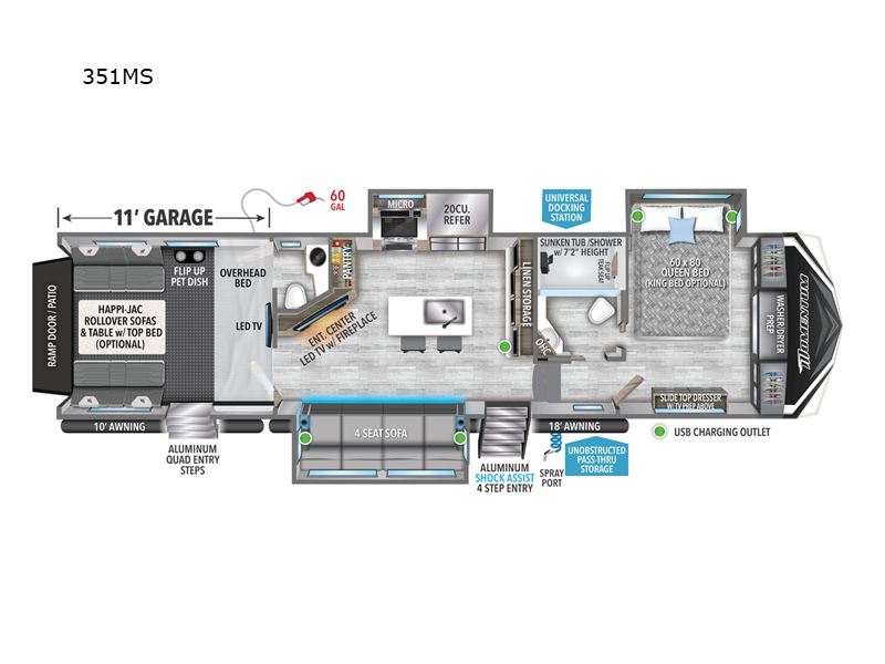 2024 Grand Design RV momentum 351ms