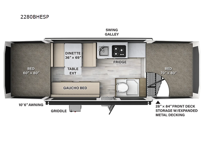 Forest River RV Rockwood Extreme Sports Folding Pop-Up Camper RVs For Sale