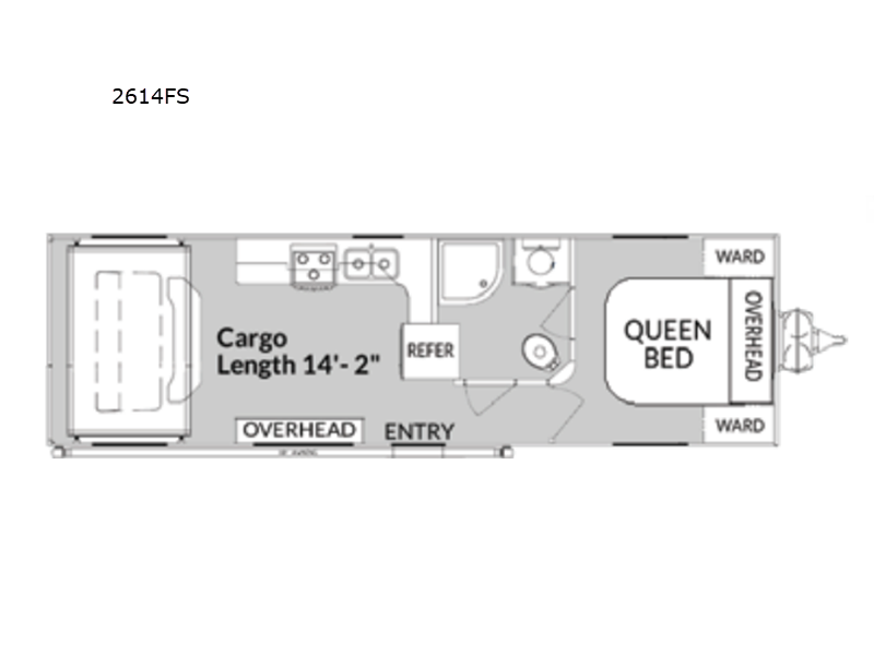 Genesis Supreme 2614FS Toy Hauler Travel Trailer For Sale