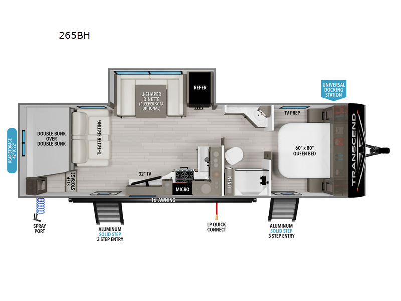 2024 Grand Design RV transcend 265bh