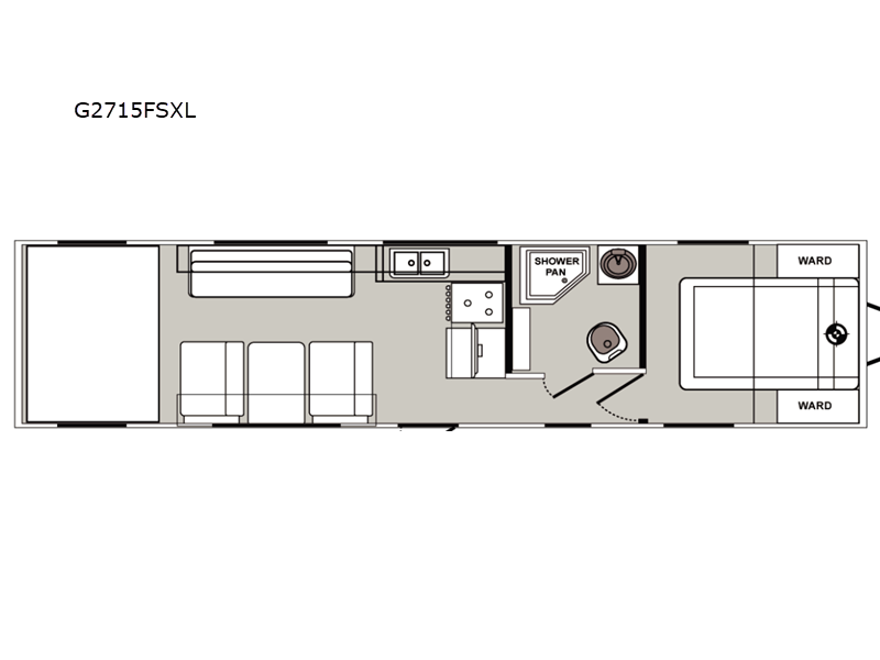 New 2025 Genesis Supreme G2715FSXL Toy Hauler Travel Trailer at 