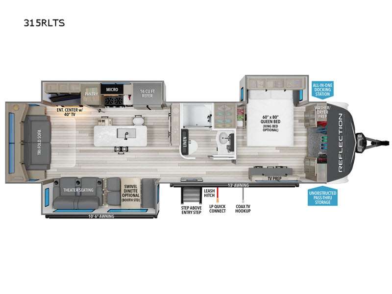 2024 Grand Design RV reflection 315rlts