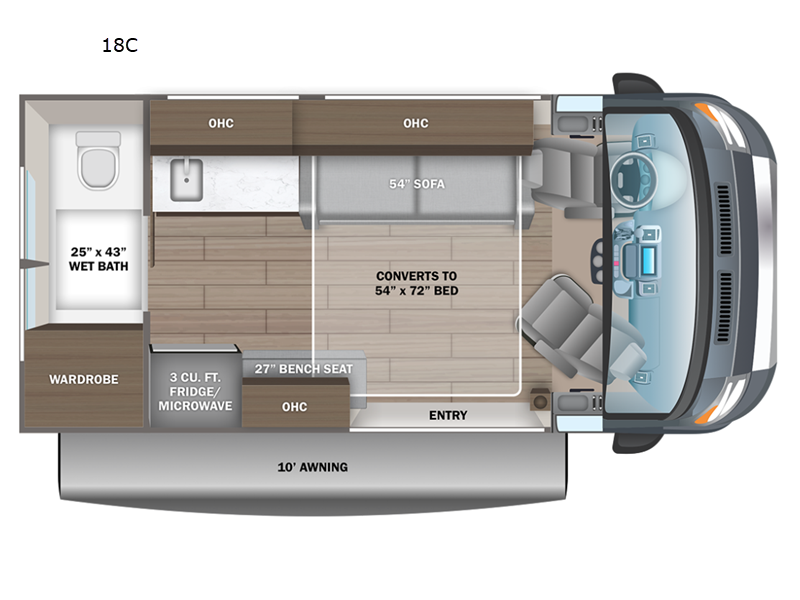 New 2025 Entegra Coach ARC 18C Motor Home Class B at Blue Compass RV |  Latham