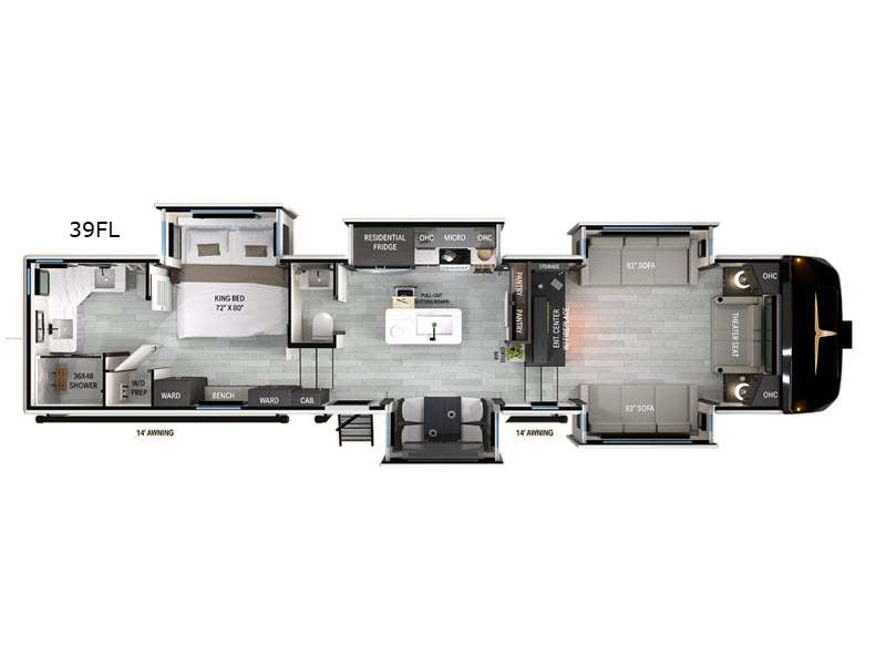 New 2026 Heartland Bighorn 39FL Fifth Wheel at Parkland RV Center