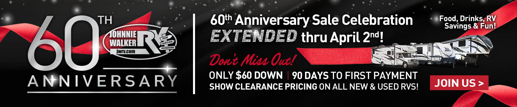 60th Anniversary Sale EXTENDED