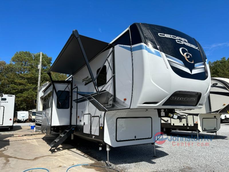 New 2024 Forest River RV Cedar Creek 375BHO Fifth Wheel at Johnston RV