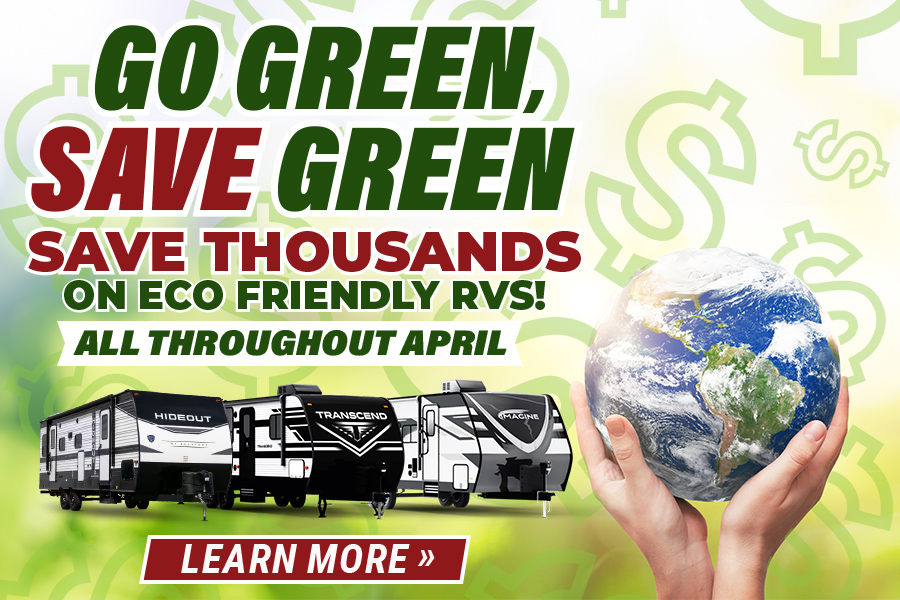 Go Green, Save Green: All Throughout April!