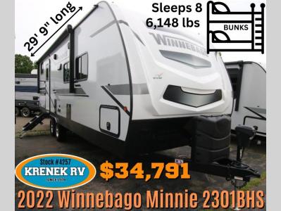 New 2022 Winnebago Micro Minnie Travel Trailer RV