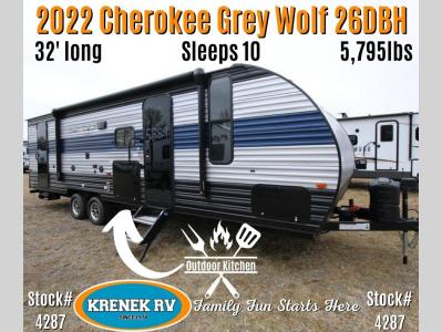 New 2022 Forest River Cherokee Grey Wolf Travel Trailer RV
