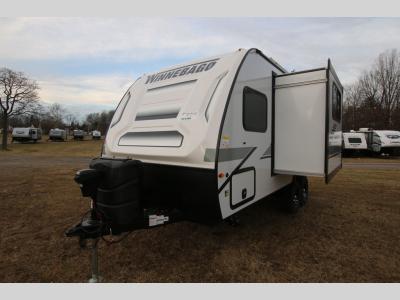 New RV With Mounted Propane Tank and Slide Out