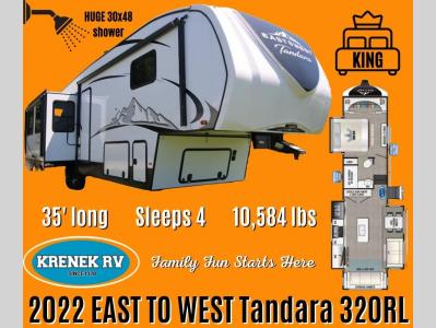 New 2022 EAST TO WEST Tandara Fifth Wheel RV