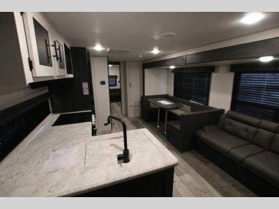 2022 Sportsmen RV Kitchen, Dinette and Sofa
