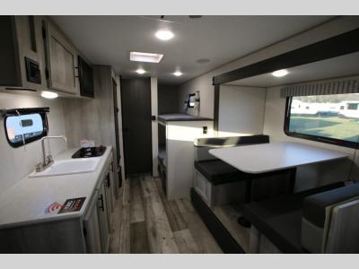 Kitchen, Dinette Booth and Bunks