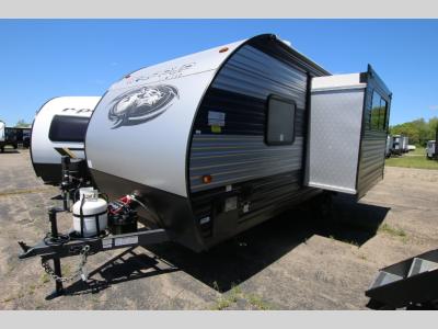 New RV With Mounted Propane Tank and Slide Out