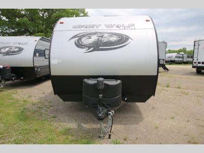 New RV With Propane Tank Mounted on Hitch