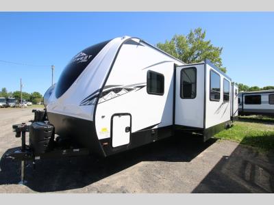 New Travel Trailer With Propane Tank and Two Slide Outs