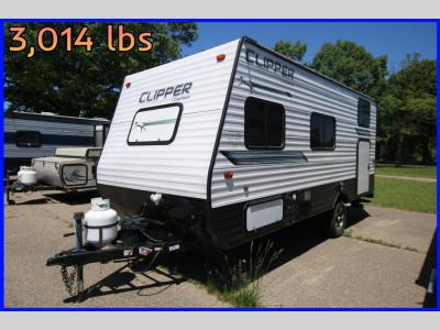Used RV With Propane Tank Mounted on Hitch