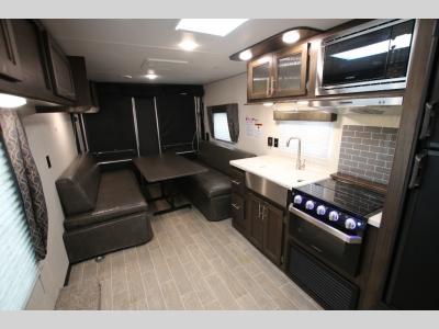 Used Travel Trailer Kitchen and Dinette Booth