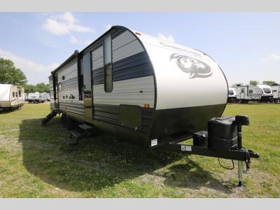2022 Forest River RV Camper With Awning and Propane Tank