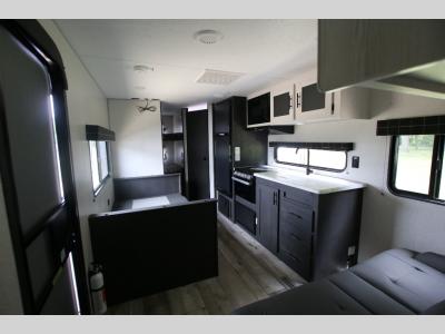 New Travel Trailer RV Kitchen and Dinette Booth