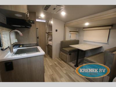 Kitchen, Dinette Booth and Bunk Beds