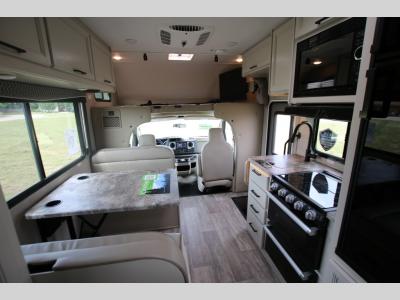 Dream Dinette and Bunk Over Cab With Swivel TV