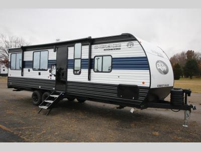 Forest River Cherokee Grey Wolf 25RRT  Toy Hauler Sold in Coloma, Michigan