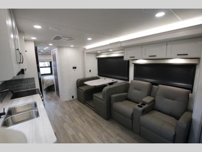 Interior view of Jayco Greyhawk