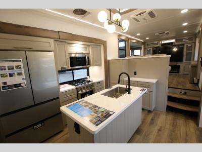 Kitchen with island
