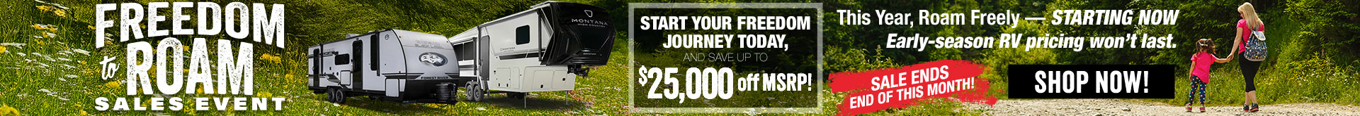 Freedom to Roam Sales Event