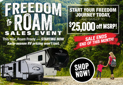 Freedom to Roam Sales Event