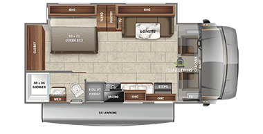 2022 Jayco Redhawk 24b floorplan