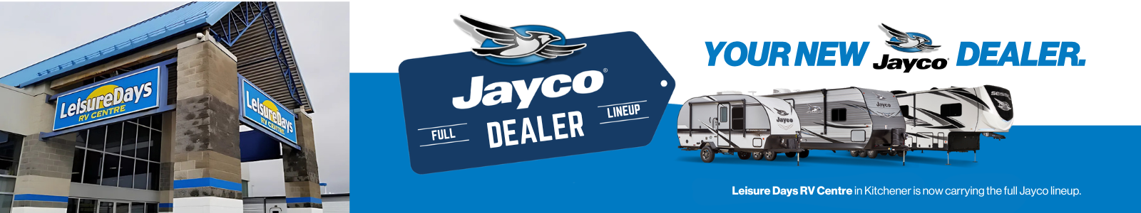 We now carry Jayco RVs!