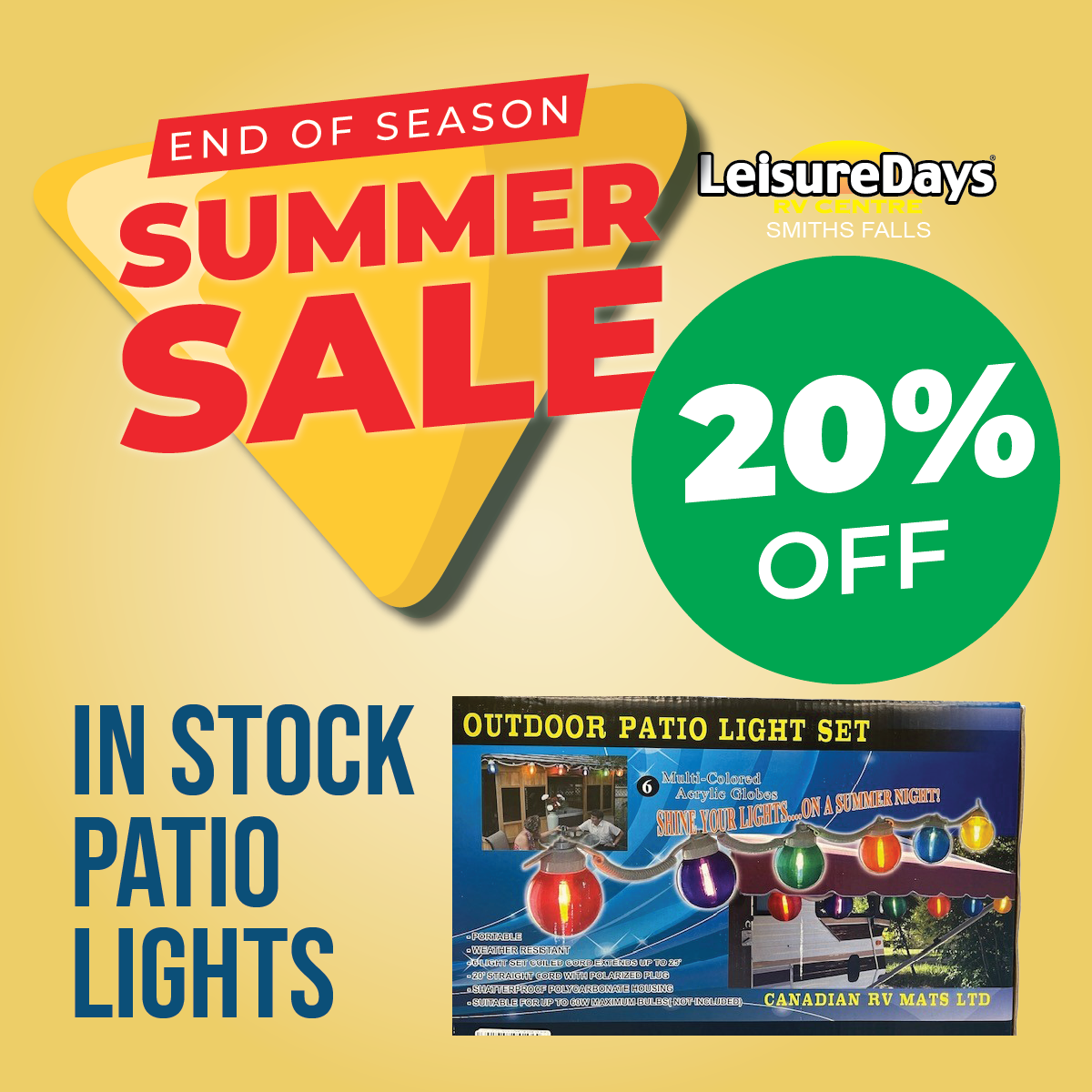 outdoor patio lights