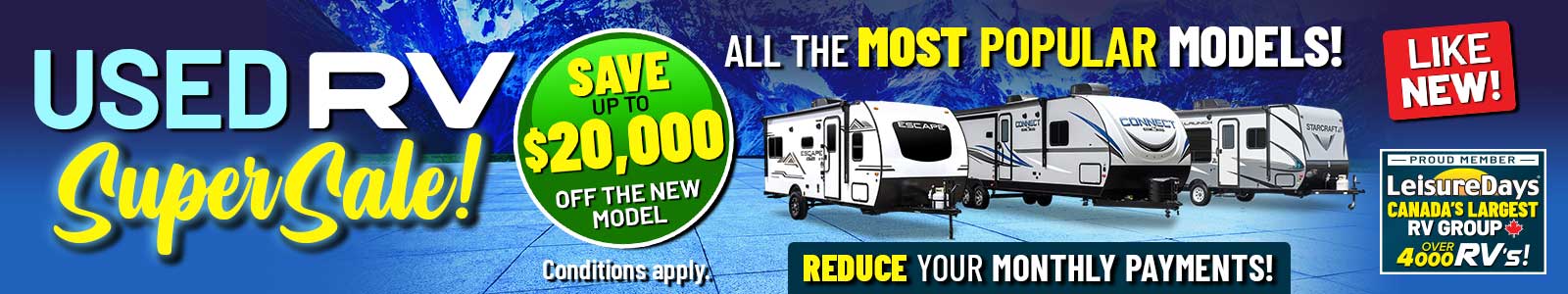 Used RV Super Sale!