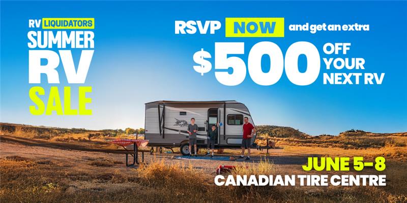 RSVP $500 RV Liquidators 2025